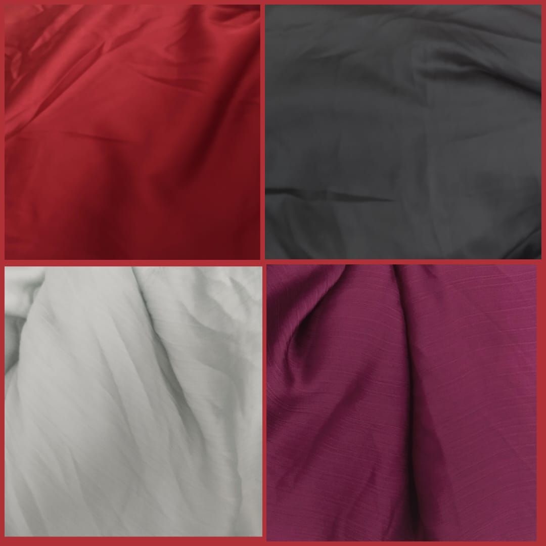 Satin Plain Solid Fabric