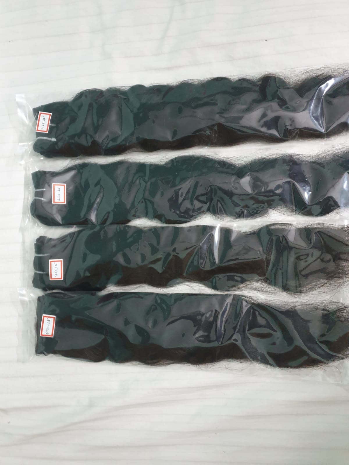 Machine Weft Remy Hair - 100% Remy Human Hair, Black, Double Drawn, Tangle-free, Heat Resistant, Smooth Finish