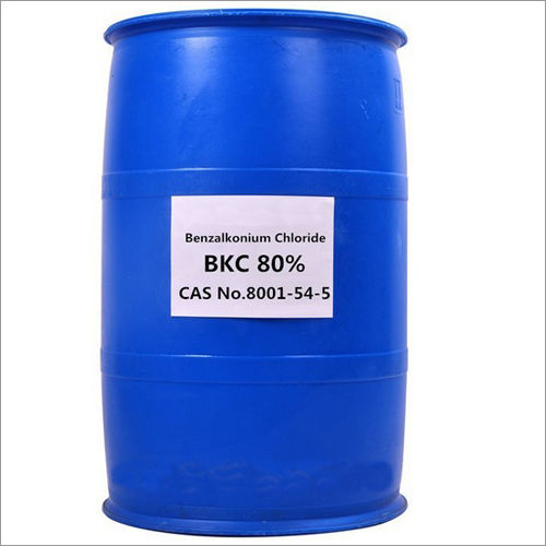 Benzalkonium Chloride Bkc 80 - Liquid Form, Industrial Grade , CAS No 8001-54-5 | Room Temperature Storage, For Pharma and Personal Care Industries