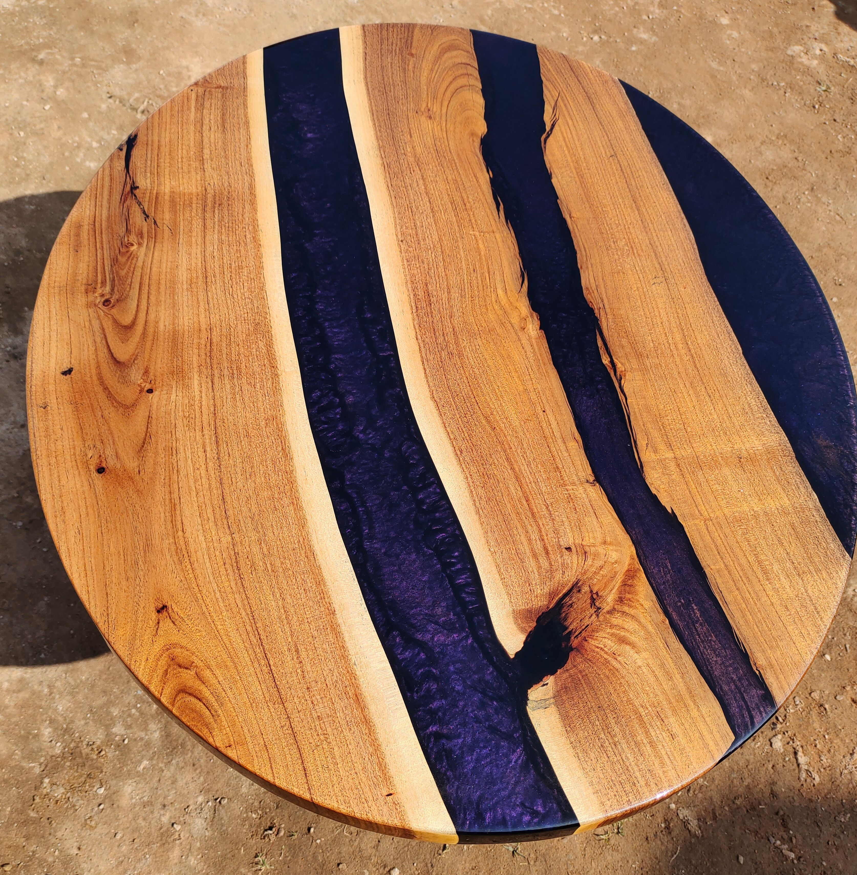 Round Epoxy Resin Table Tops