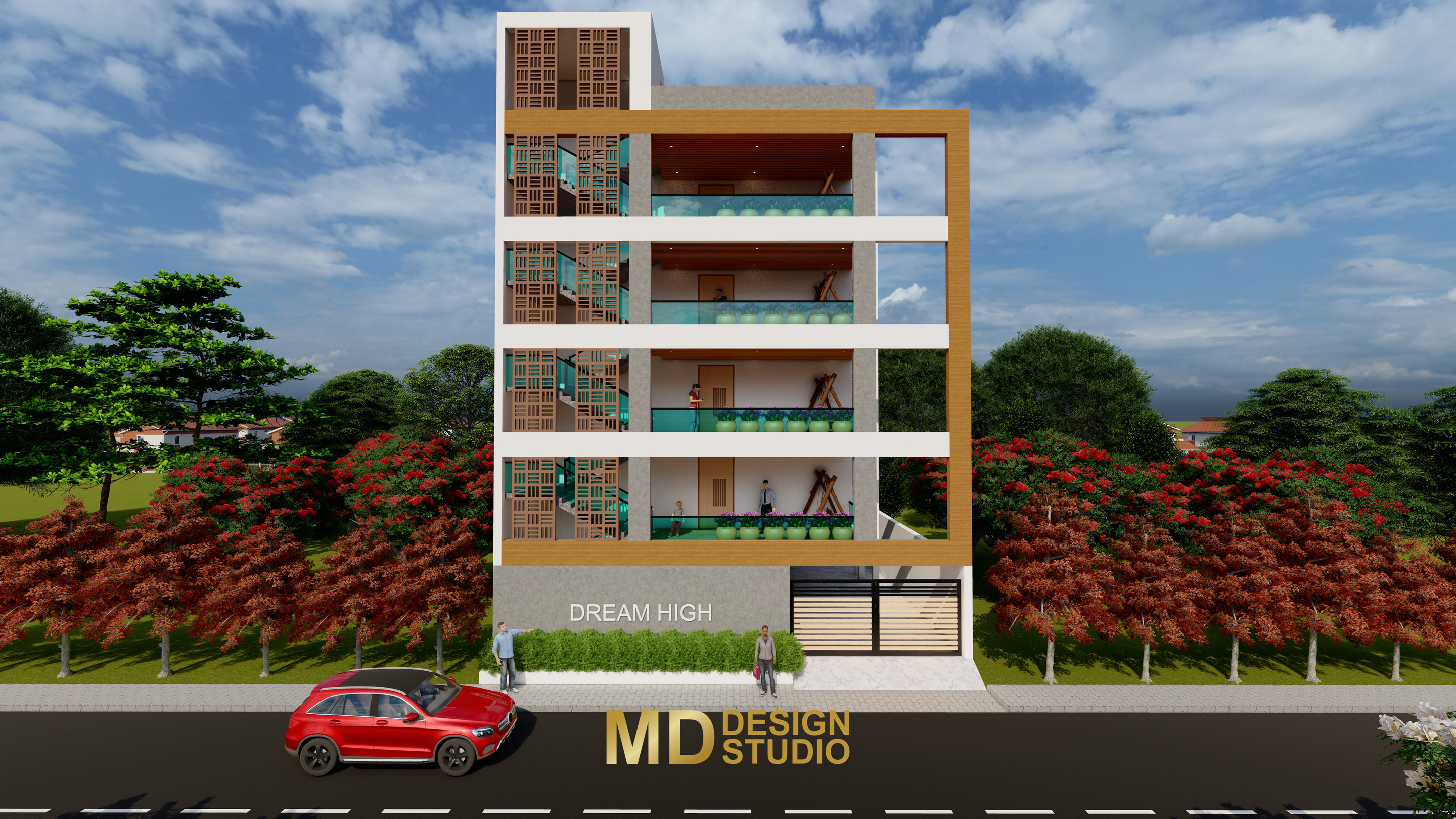 Residential Building Architectural Design Services By MD Design Studio
