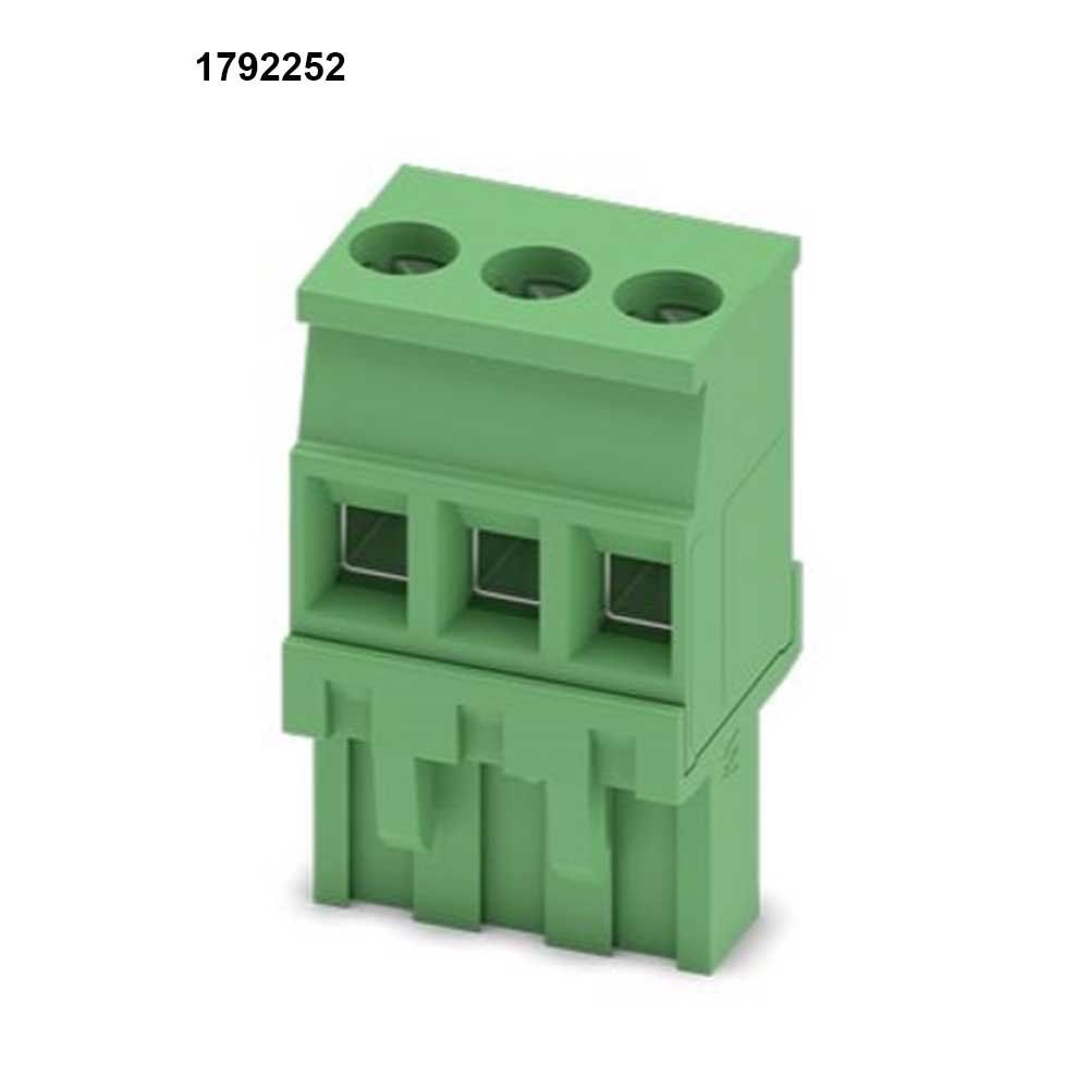 1792252 Phoenix Contact Green PCB Connector