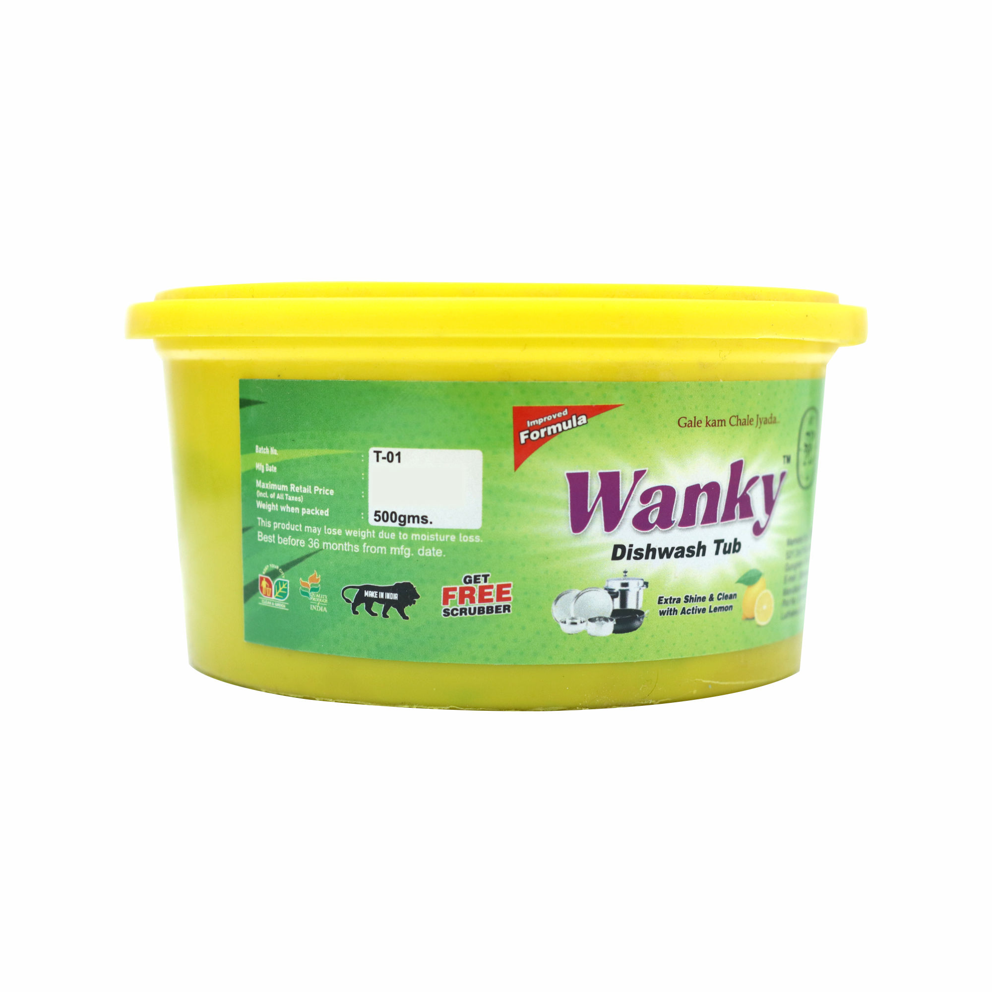 Wanky Dishwash Tub 500 gm