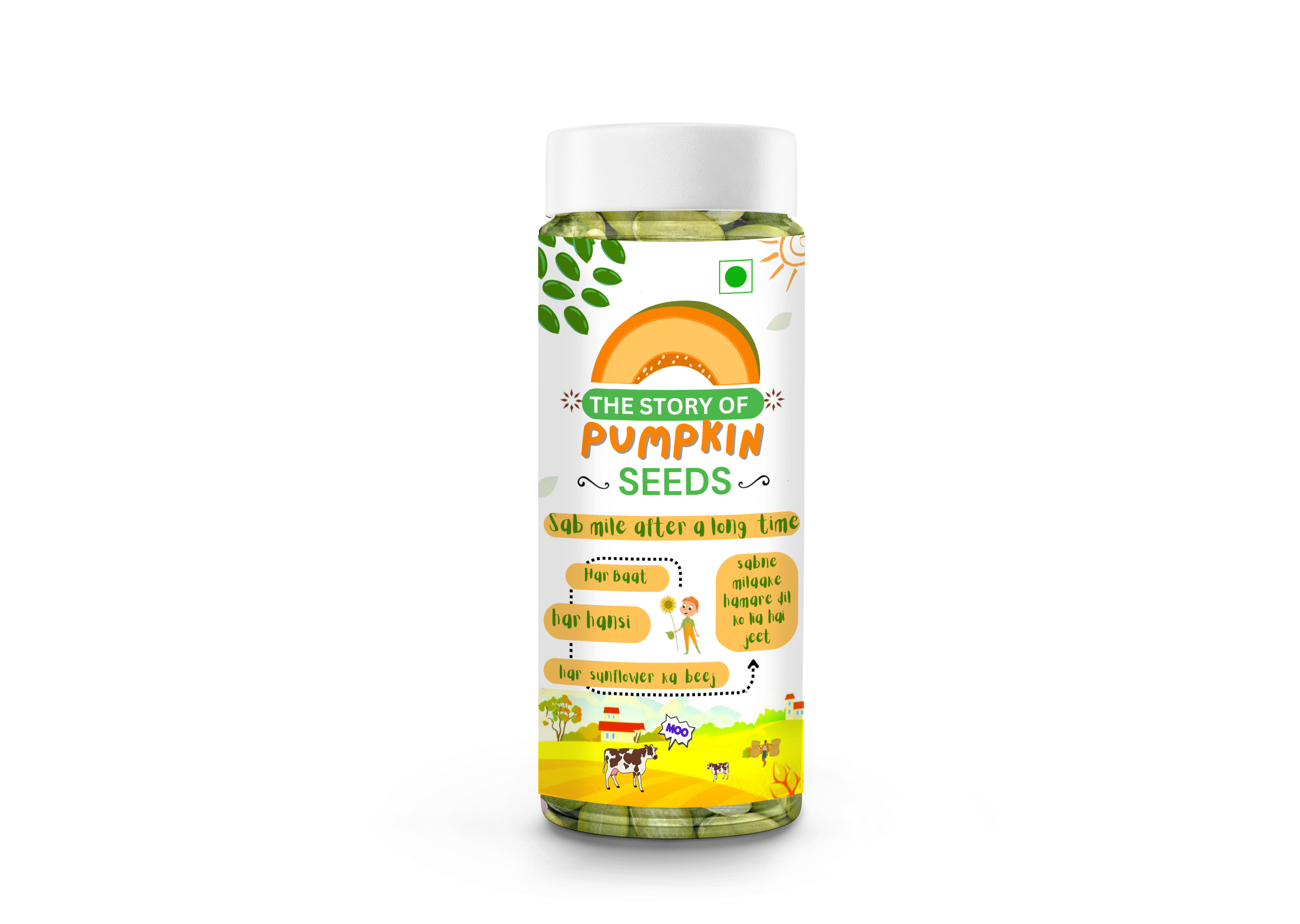 Green Pumpkin Seeds Raw Personalised Labeling