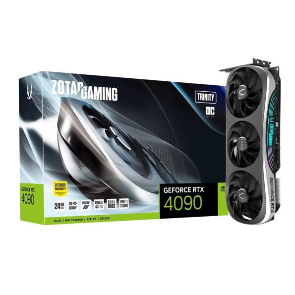 GeForce RTX 4090 Trinity 24GB GDDR6X 384-Bit Zotac Graphics Card