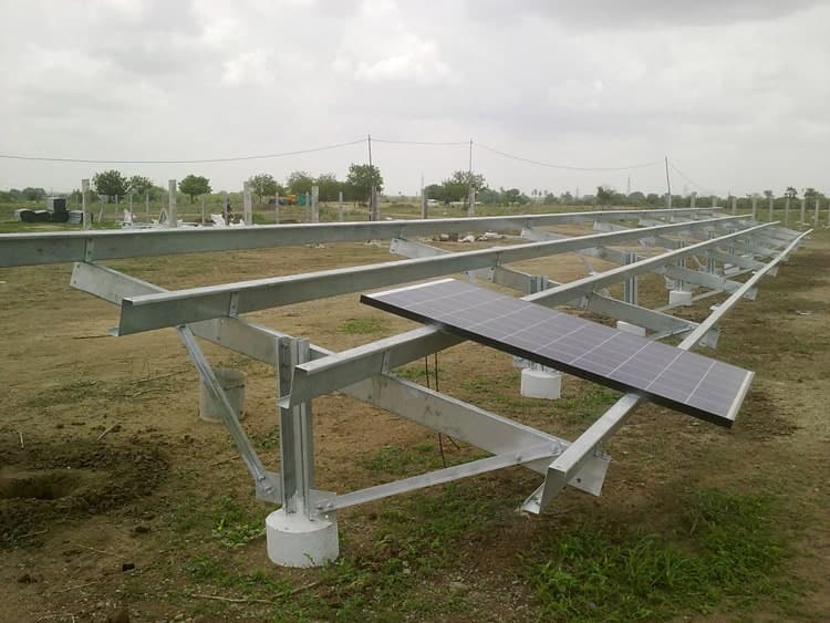 Easy To Install Ground Mount Solar Structure