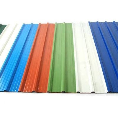 Colour Coated Roofing Sheet - Rectangular Plain Design | Durable, High Quality for Residential and Industrial Use