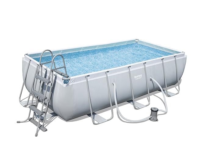 (56456) Power Steel Above Ground Pool Set (13 Ft. 6 In. X 6 Ft. 7 In. X 48 In)