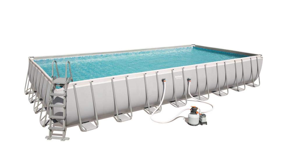 (56623) Above Ground Portable Swimming Pool Set For Adults 31.3 ft x 16 ft x 4.3 ft / 9.56m x 4.88m x1.32m