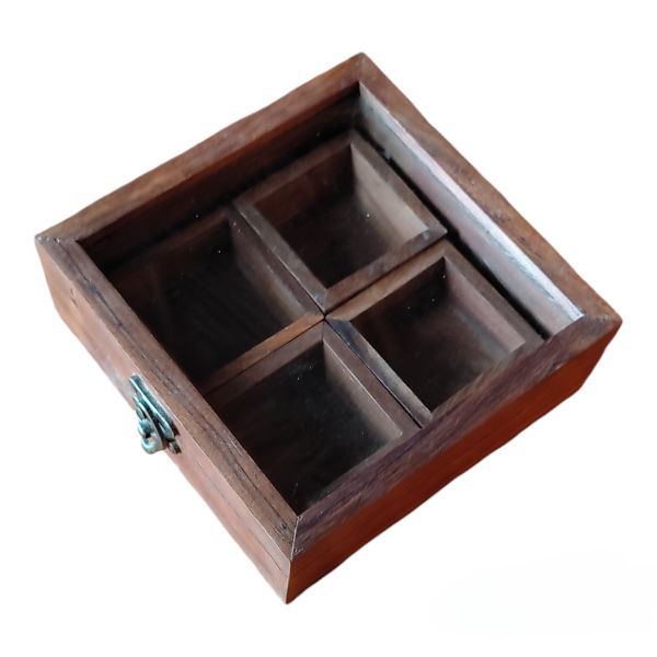 Wooden Spice Box