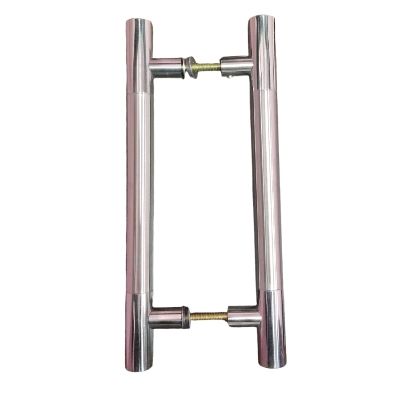 Steel Glass Door Pull Handles - Color: Silver