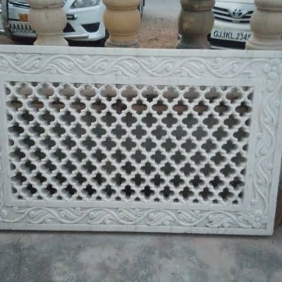 White Marble Jali