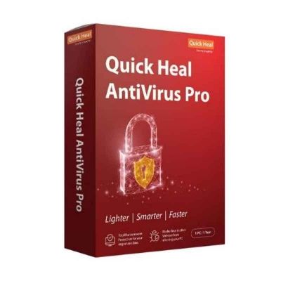 Quick Heal Antivirus Pro - 1 User Edition For Windows | Online Support, Realtime Proactive Protection, Automatic Scheduled Scans