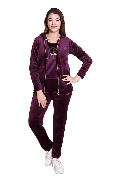 Winter Velvet Track Suit