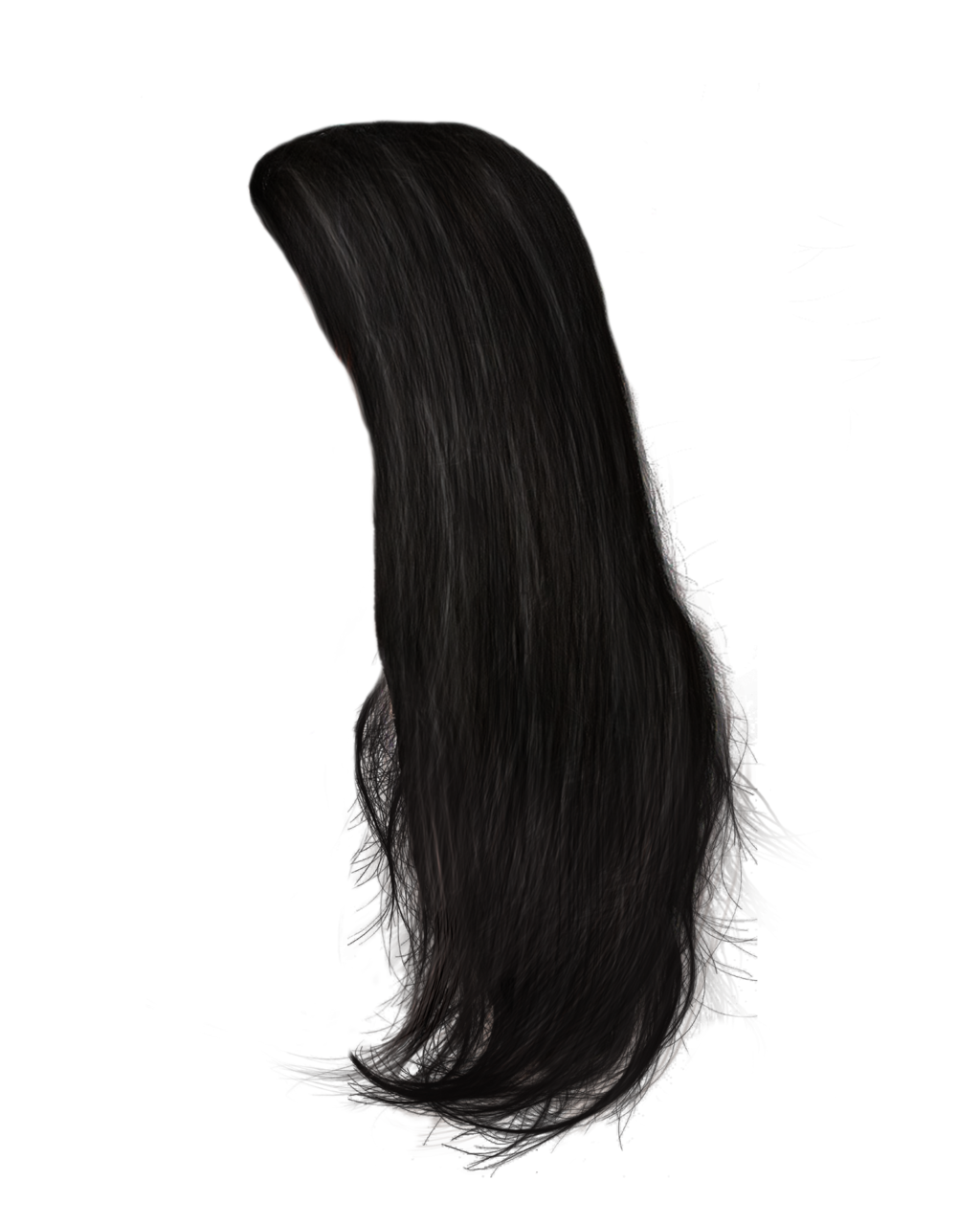 Black Human Hair Long