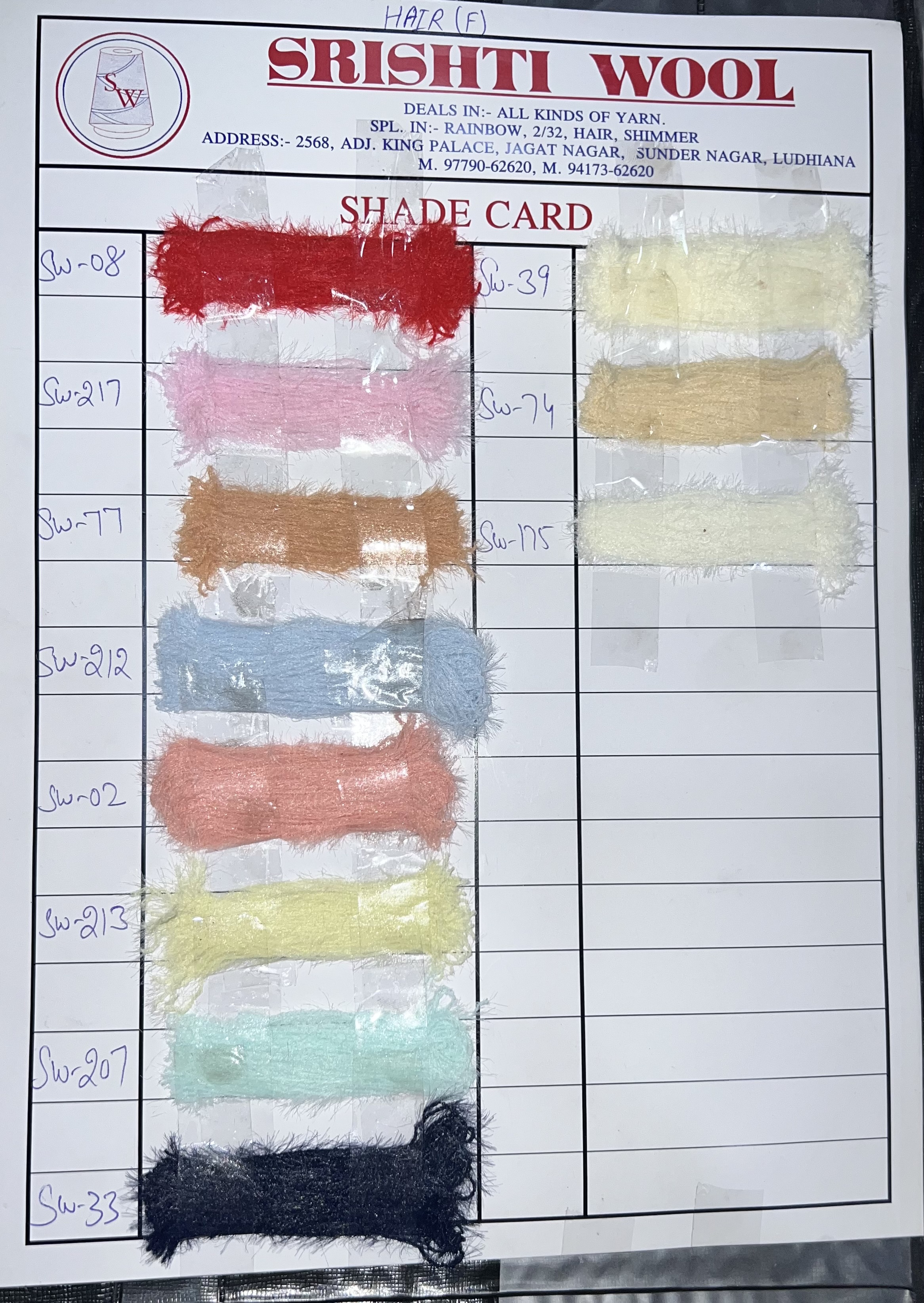 Nylon Hair Yarn - 100% Nylon Lightweight & Durable | Soft Texture Tangle-Free for Various Knitting Projects