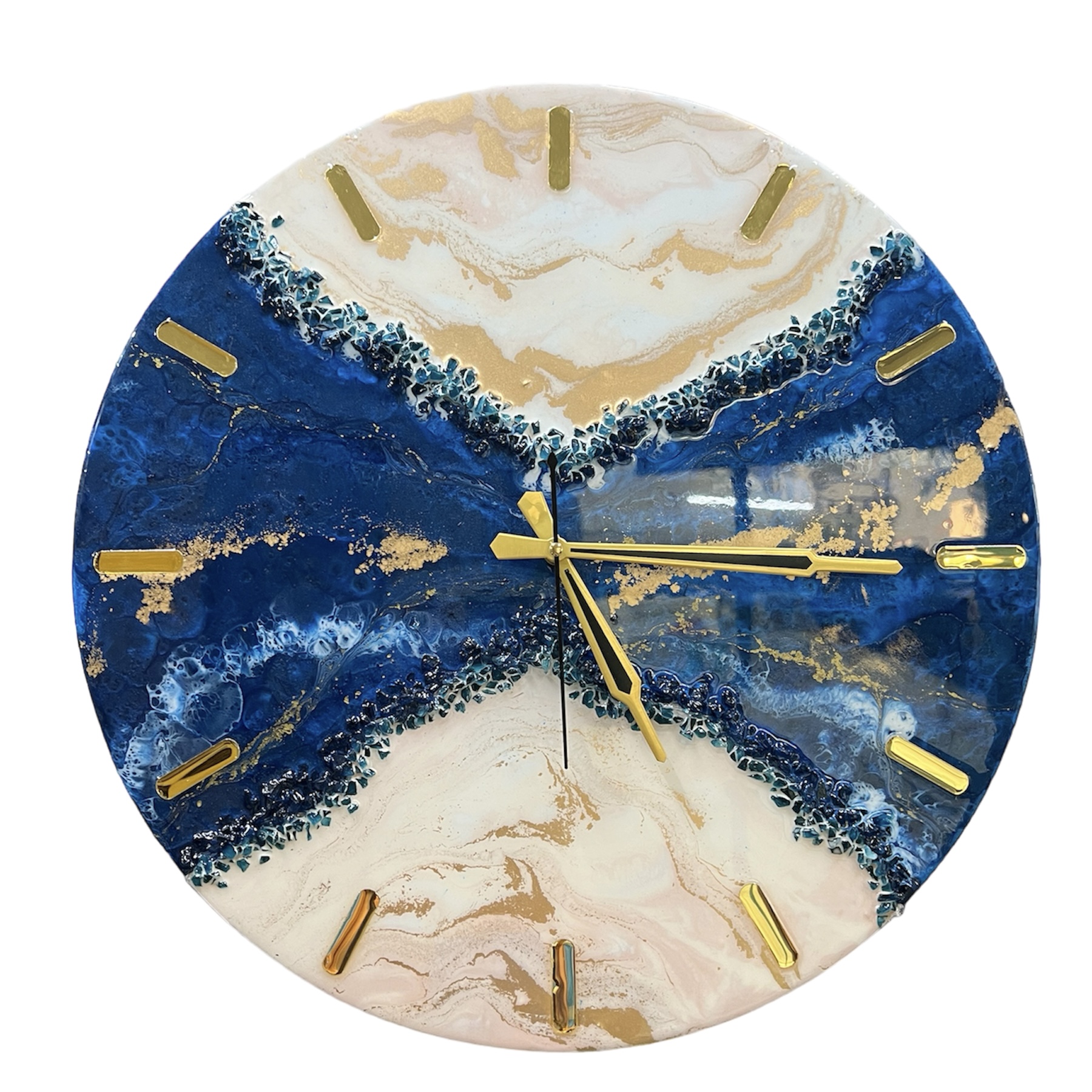 Round Epoxy Wall Clock