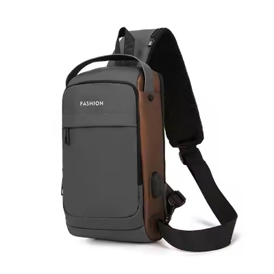 Fancy Side Bag - Durable Plain Design, Shiny Look | Moisture Proof, Comfortable for Travel and Office Use, Unisex