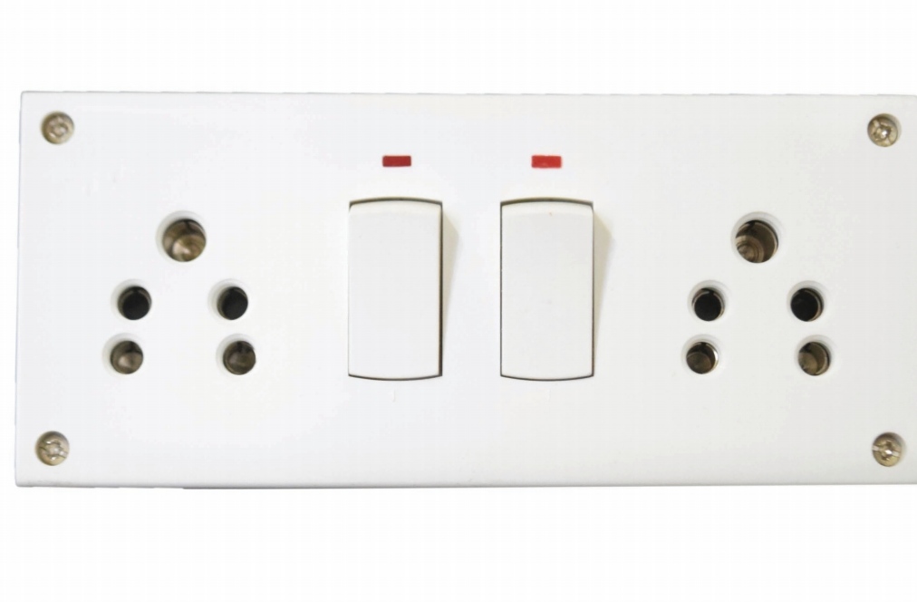 Double Switch Socket Board