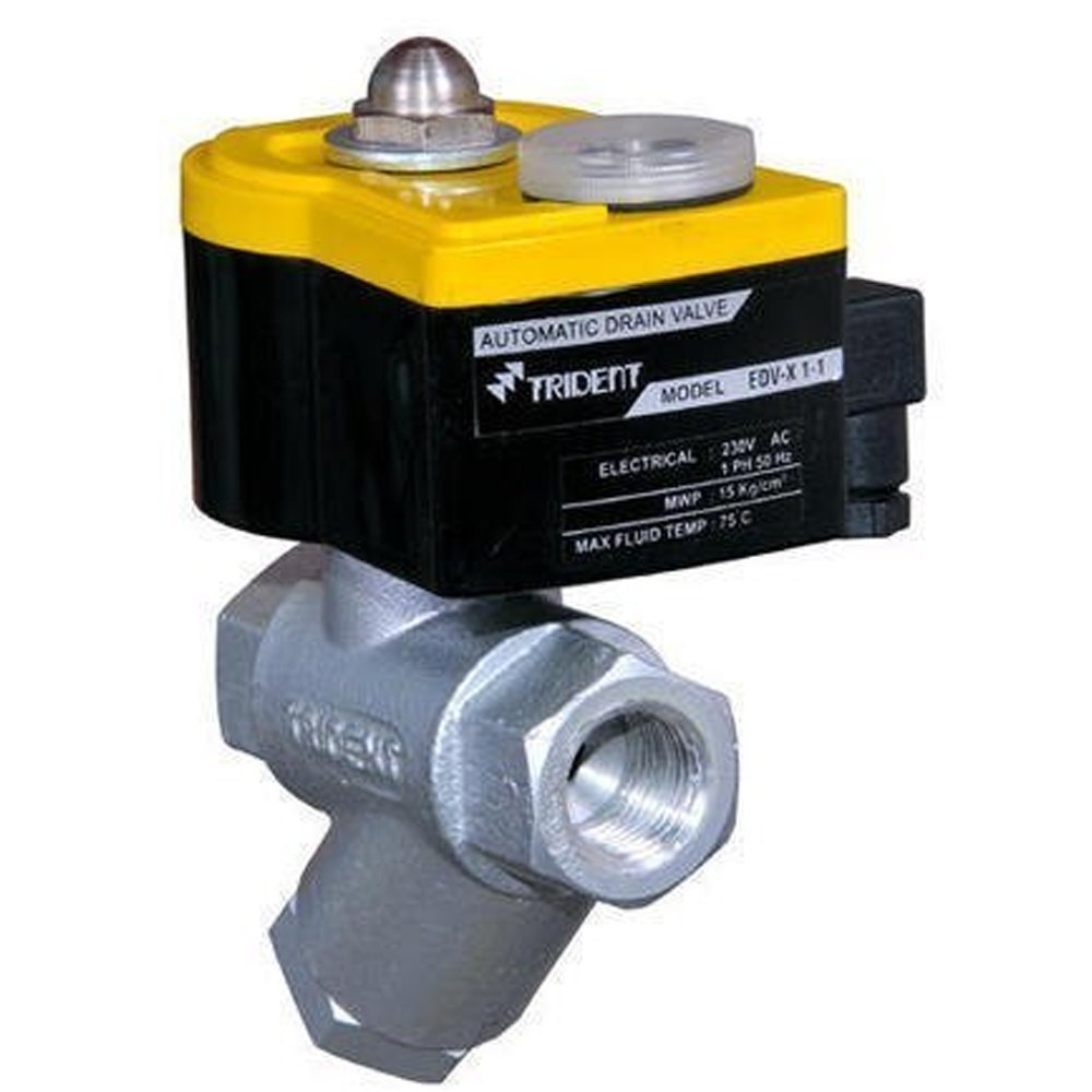 Automatic Drain Valve - Metal High Pressure Color Coated | New Electric Fittings Corrosion Resistant Fluid Media Usage