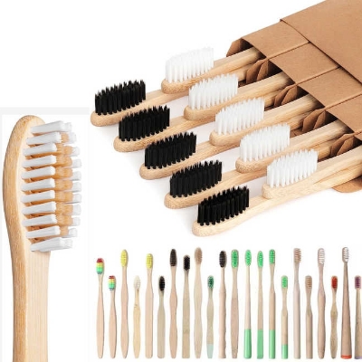 Brown Bamboo Toothbrush