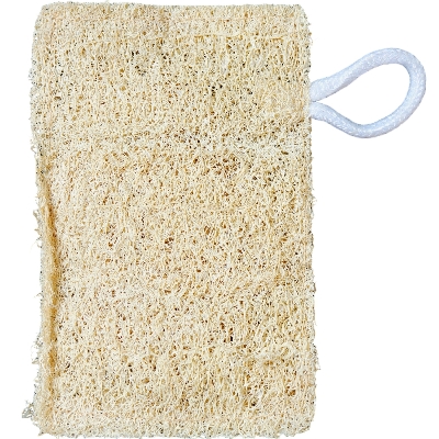 Body Loofah Sponge - Loofah Material, Rectangular Shape, Easy To Use Design | Eco-Friendly, Excellent Strength, Long Durability