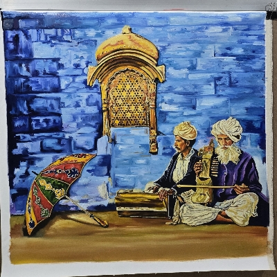 Rajasthani Painting On Canvas