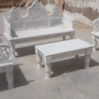 Marble Sofa Set - Artwork: Crafted