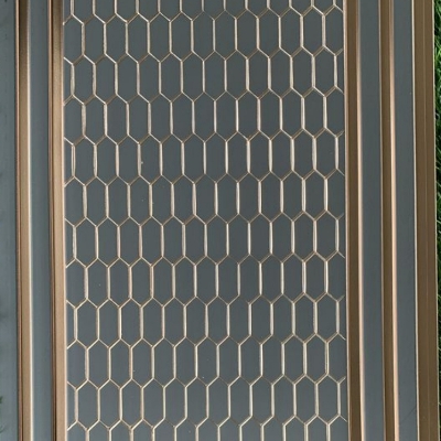 Charcoal Louvers Panel