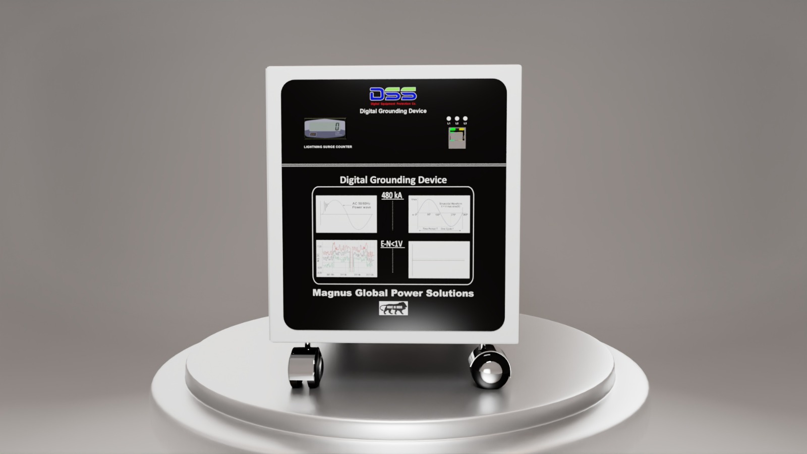 Digital Earthing Device - Color: Black