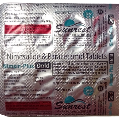 Nimesulide Paracetamol Tablets