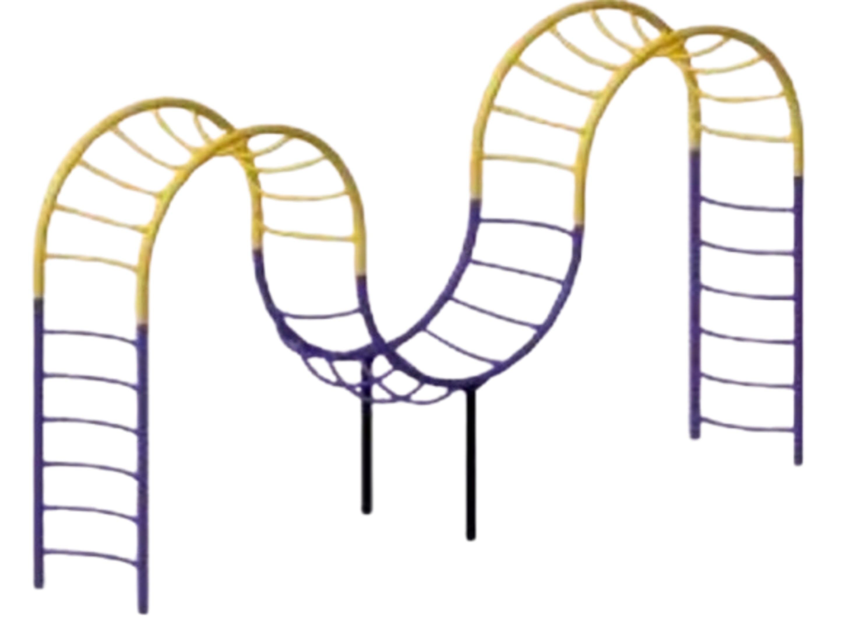 Playground Snake Climber - Color: Multicolor