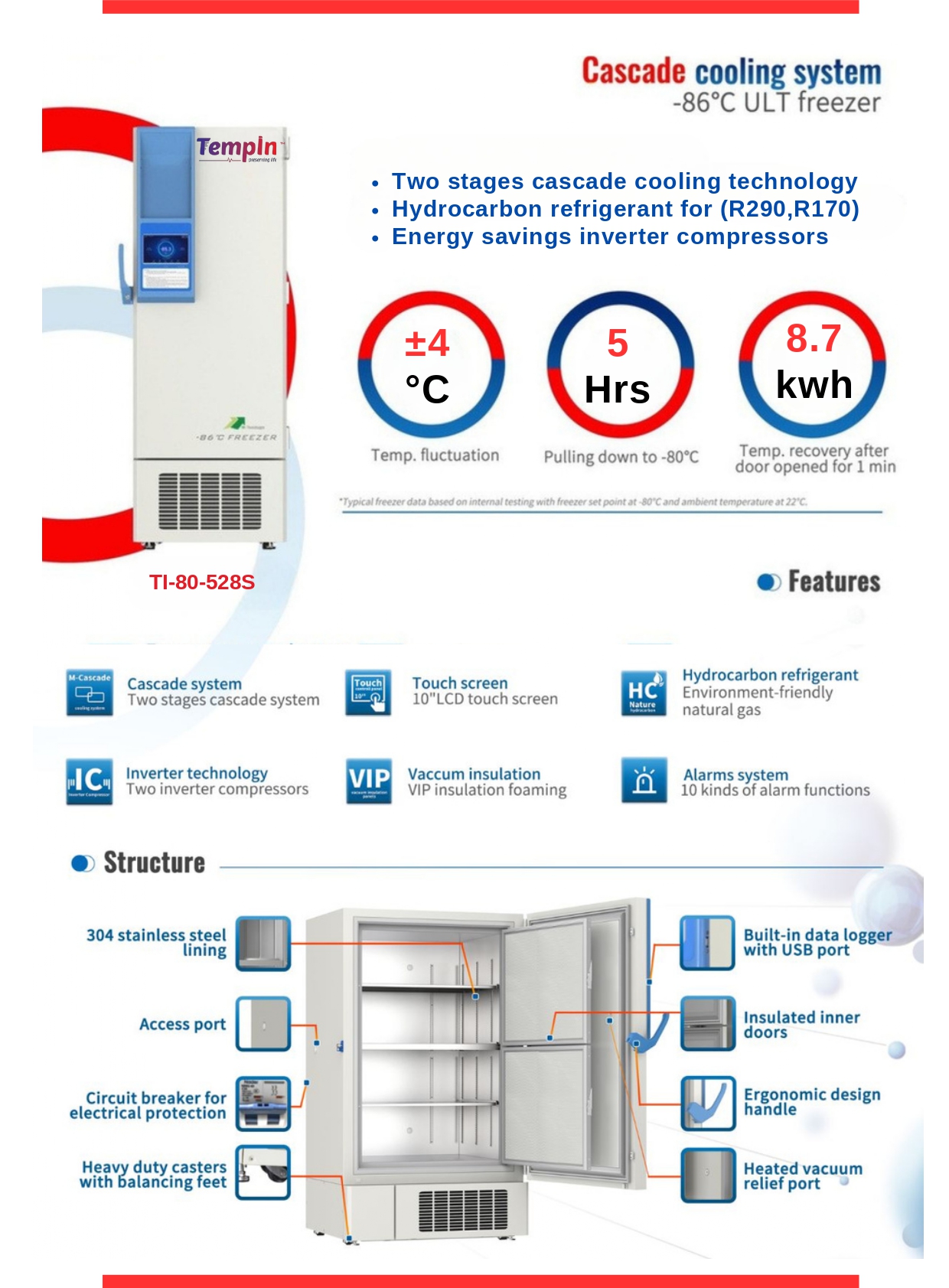 Ultra Low Temperature Deep Freezer