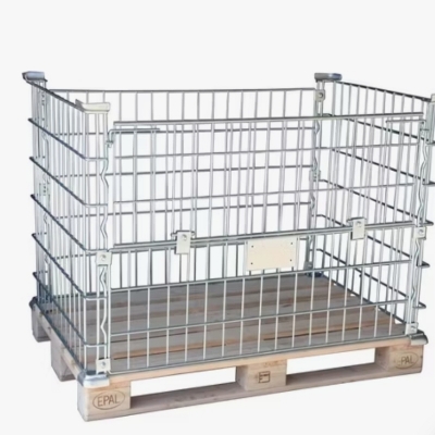 Wire Mesh Foldable Trolley