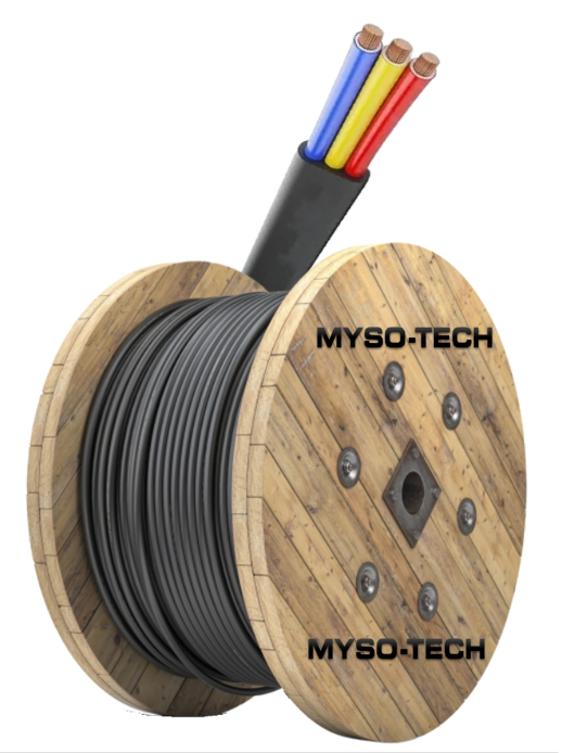 3 Core Flat Submersible Cable