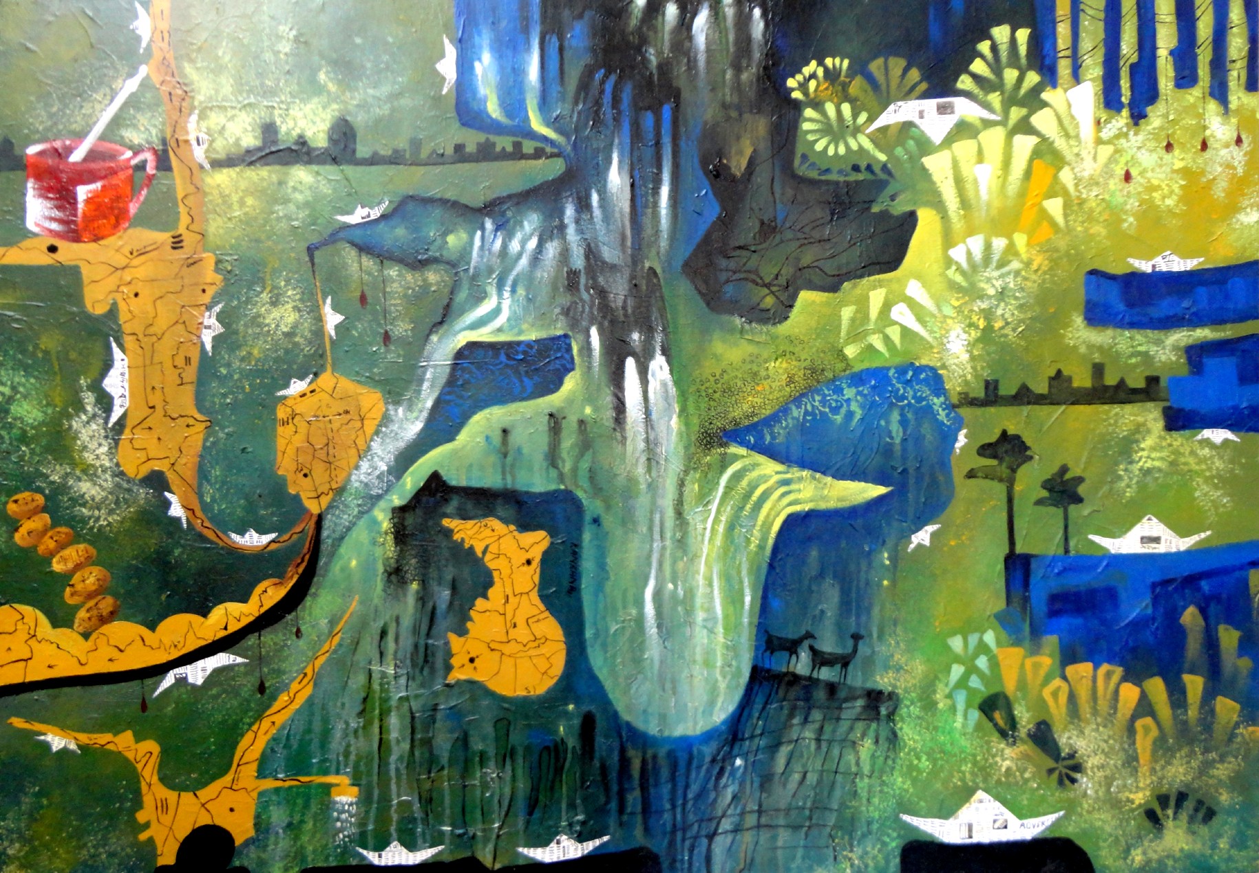 Abstract Nature Painting