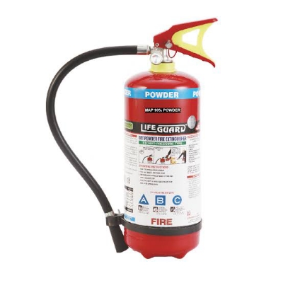 4 Kg Fire Extinguisher - Steel Body Red Cylinder, Portable Design | Pressure Gauge, Safety Pin, Wall Mountable, Quick Discharge