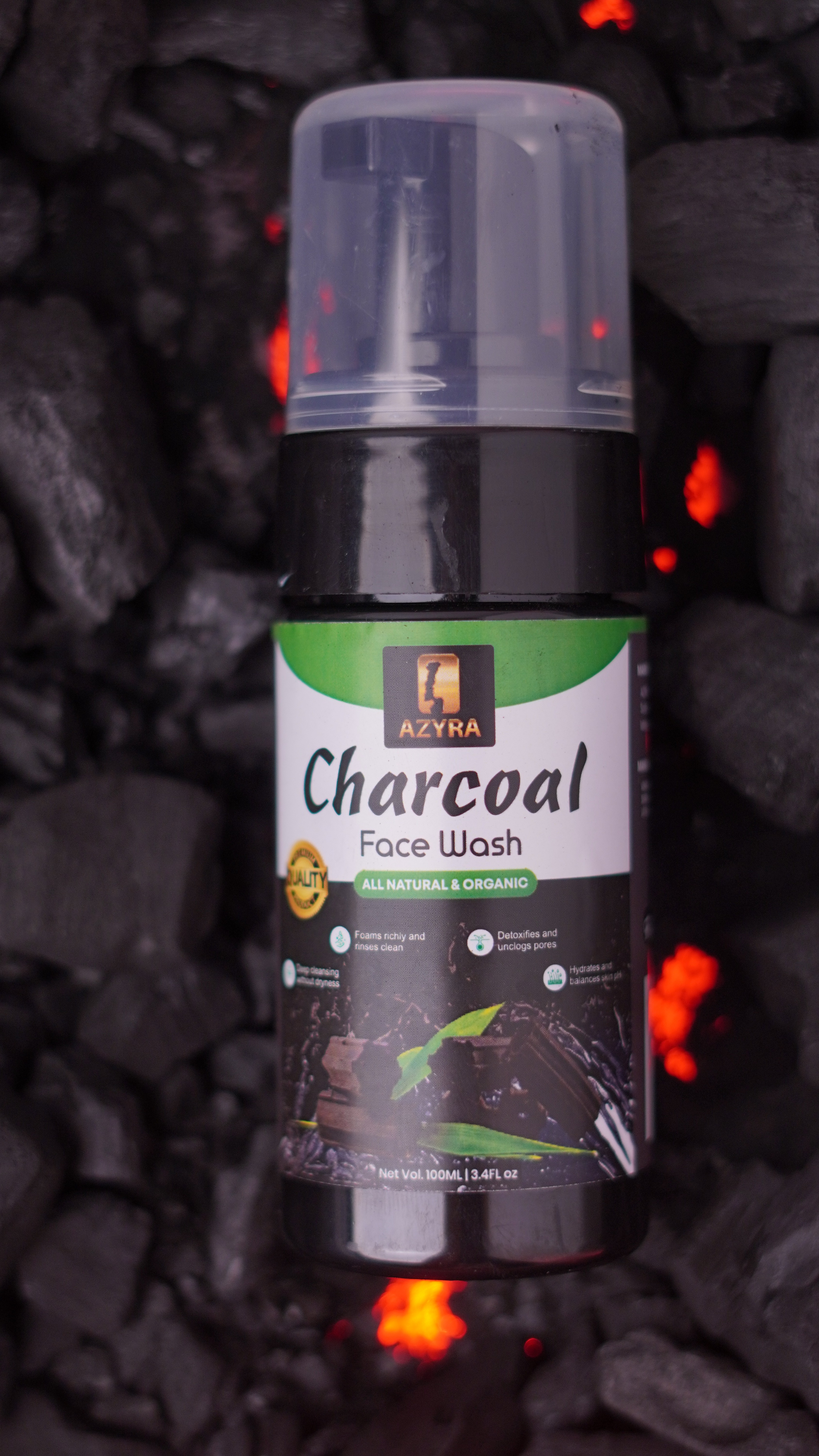 Charcoal Foam Face Wash