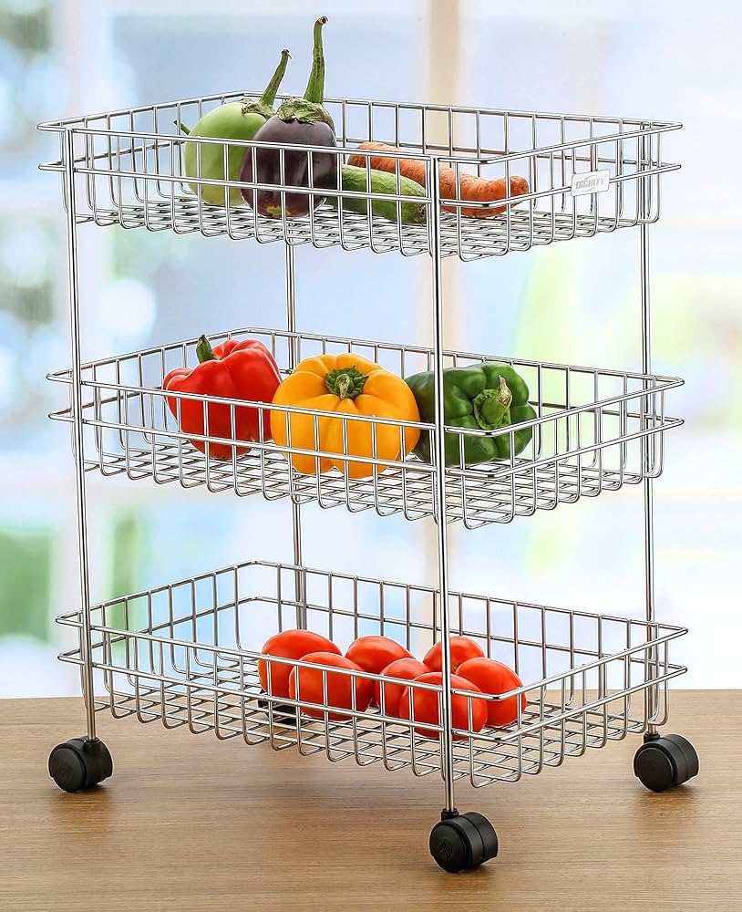 3 Self Kitchen Trolley