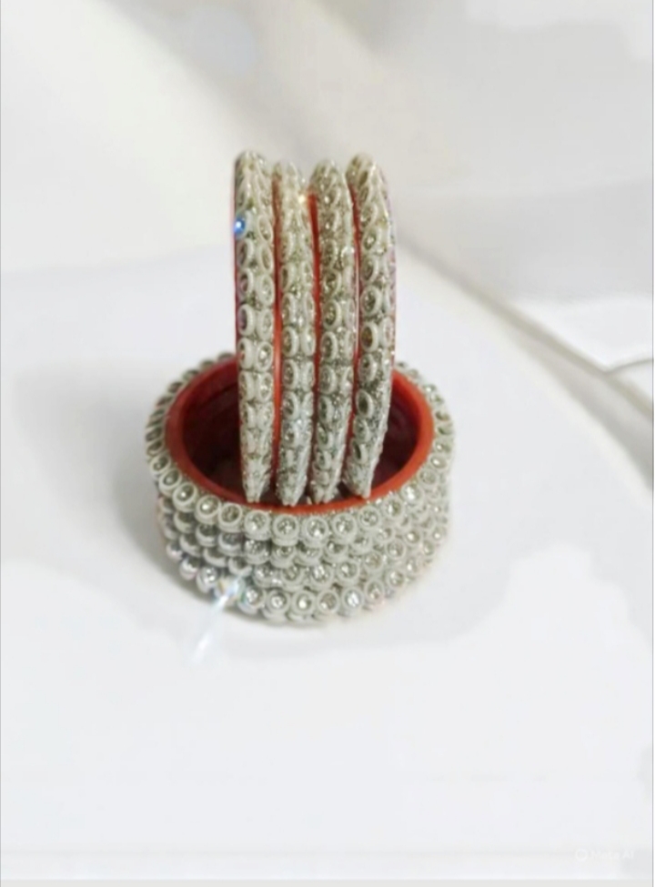 Glass And Plastic Bangle