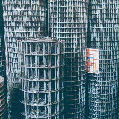 GI Welded Wire Mesh - Galvanized Iron Wire Metallic | Anti Rust Coating Strong Welded Mesh Uniform Grid Pattern High Durability