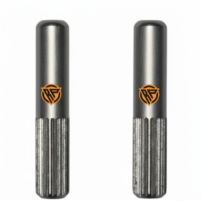 Metal Knurled Pins
