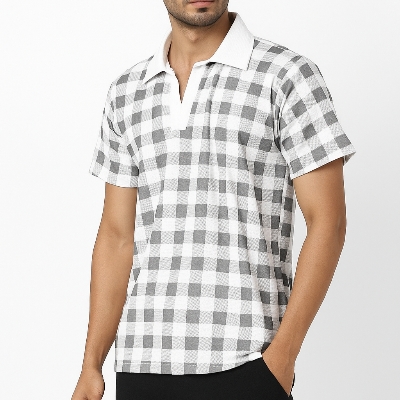 V-neck Polo T Shirt 
