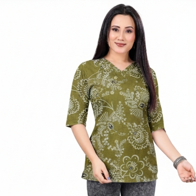 Printed Short Kurti