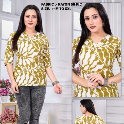 Rayon Short Kurti