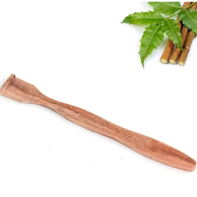 Neem Wood Tongue Scrapper