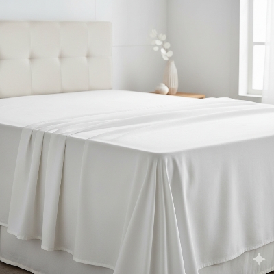 Plain White Bedsheets