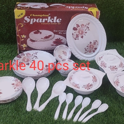 Sparkle 40 Piece Dinner Set