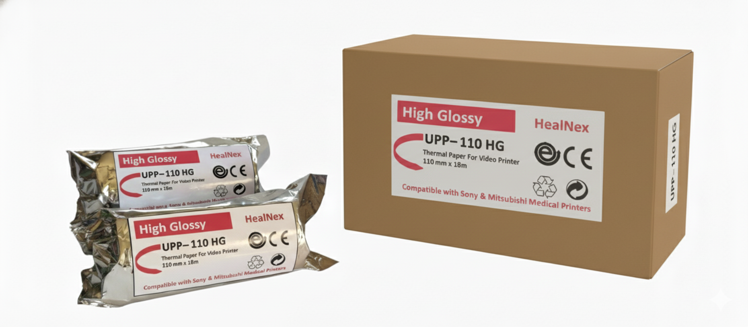 High Glossy Ultrasound Thermal Paper - Plain Pattern, Box Packaging | Eco Friendly, Fine Finish, Industrial Use