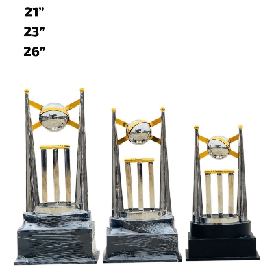 Metal Cricket Trophy